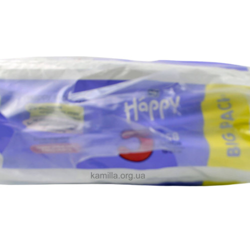 2/Підгузники дитячі Happy Junior №5 12-25 кг. 58 шт.