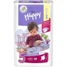 2/Підгузники дитячі Happy Junior №5 12-25 кг. 58 шт.