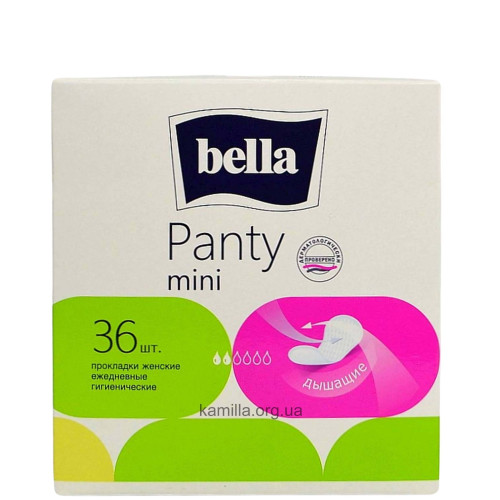 Щоденні прокладки Bella Panty Mini 30+6 шт.