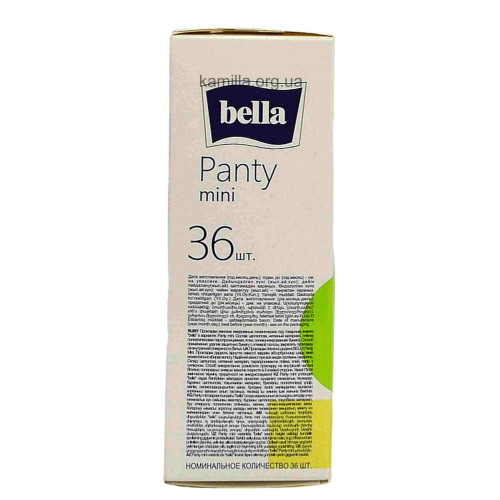 Щоденні прокладки Bella Panty Mini 30+6 шт.