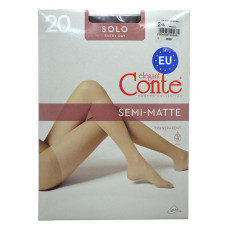 Колготи жіночі CONTE Solo 20ден №2 Мокка