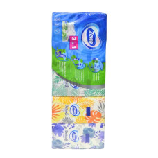 Носові хустинки Zewa 10*10 4-х шарові Natural Soft
