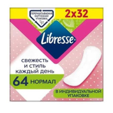 Прокладки щоденні Libresse Dailies Style Normal normal 64 шт.