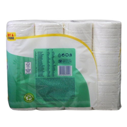 Туалетний папір Perfex Boni 24шт 2-х шаровий Pure White