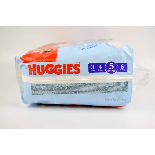 Підгузники-трусики дитячі Huggies For Boys 12-17кг №5 34 шт 