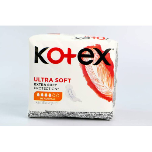 Гігієнічні прокладки Kotex Ultra Soft Normal 10 шт