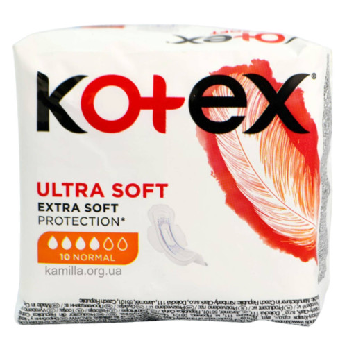Гігієнічні прокладки Kotex Ultra Soft Normal 10 шт