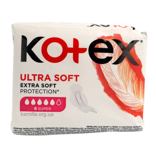 Гігієнічні прокладки Kotex Ultra Soft Super 8 шт