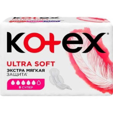 Гігієнічні прокладки Kotex Ultra Soft Super 8 шт