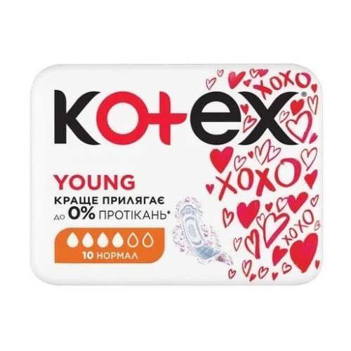 Гігієнічні прокладки Kotex Young Normal 10 шт
