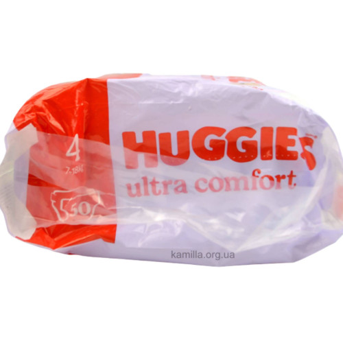 Підгузники дитячі Huggies №4 8-14 кг. 50 шт.