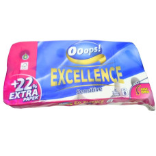 Туалетний папір Ooops! Excellence 8 шт 3-х шаровий 