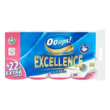 Туалетний папір Ooops! Excellence 16 шт. 3-х шаровий 
