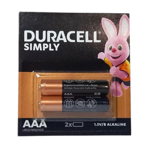 Батарейка Duracell 2шт ЛР03 ААА (міні пальчик)