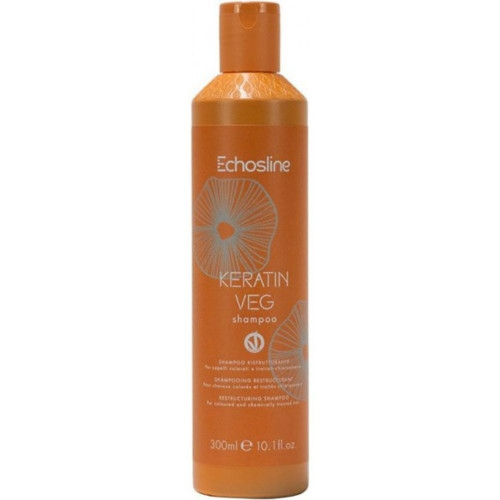 Шампунь для волосся Echosline Keratin Veg 300мл з кератином