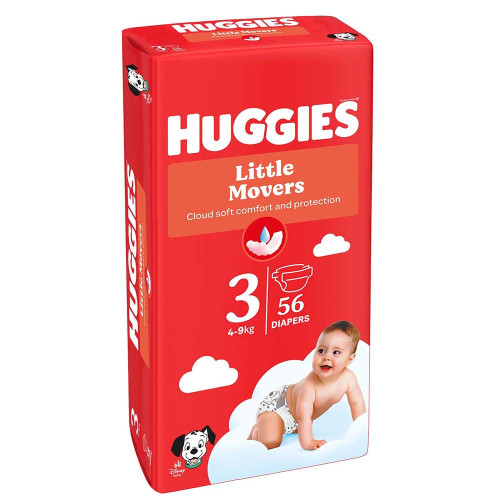 Підгузники дитячі Huggies Ультра комфорт №3 56шт 4-9кг