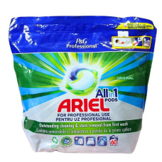 Капсули для прання Ariel 60шт для білих речей 