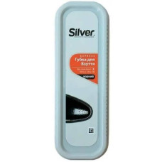 Губка-блиск для взуття Silver стандартна, чорна, 35х115 мм