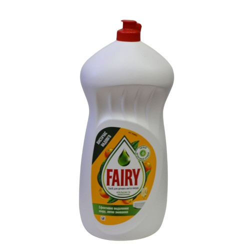 Засіб для миття посуду Fairy 1,5л Апельсин та лимонник 