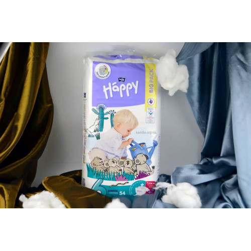 2/Підгузники дитячі Happy Junior Extra №6 16 кг 54 шт