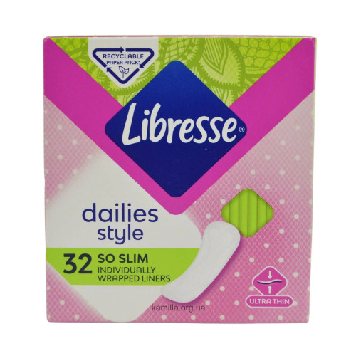 Щоденні прокладки Libresse Daily Fresh Normal 32 шт.