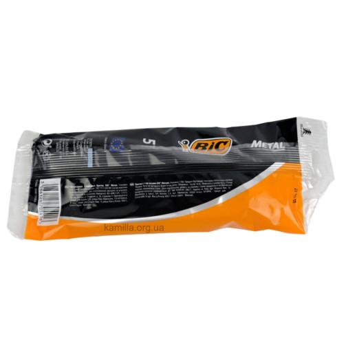 Станки для гоління одноразові Bic Metal 5 шт. 