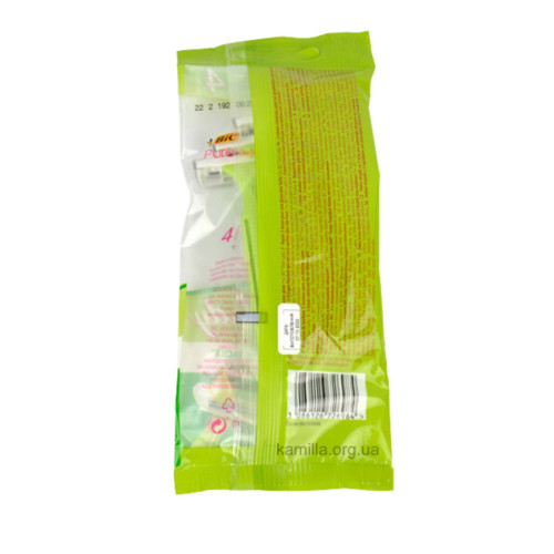 Одноразові станки для гоління Bic Pure Lady 4 шт