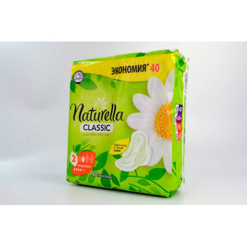 Критичні прокладки Naturella Classic Нормал 40 шт