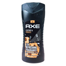 Чоловічий гель для душу AXE 400мл Leather&cookies