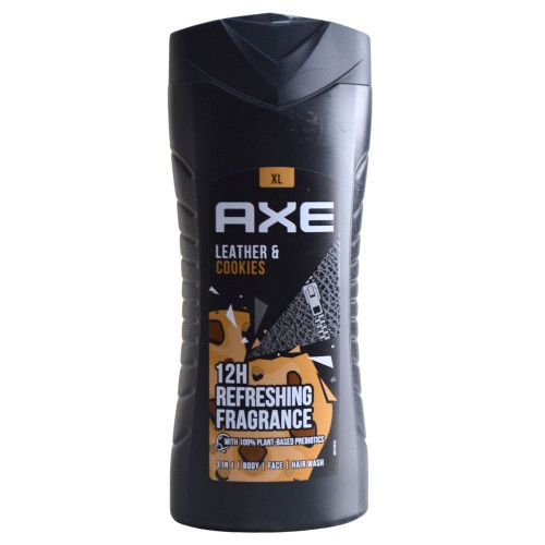 Чоловічий гель для душу AXE 400мл Leather&cookies