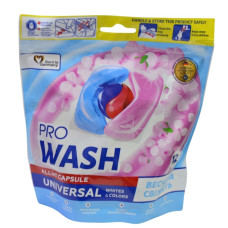 Капсули для прання Pro Wash 12шт Універсал Весняна свіжість  