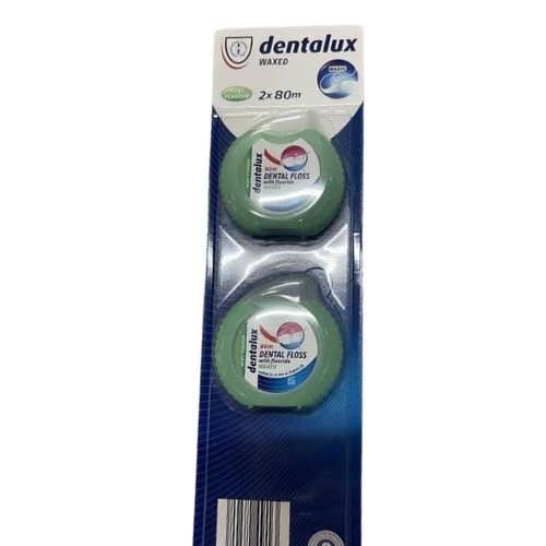 Зубна нитка Dentalux 80 м 2 шт.
