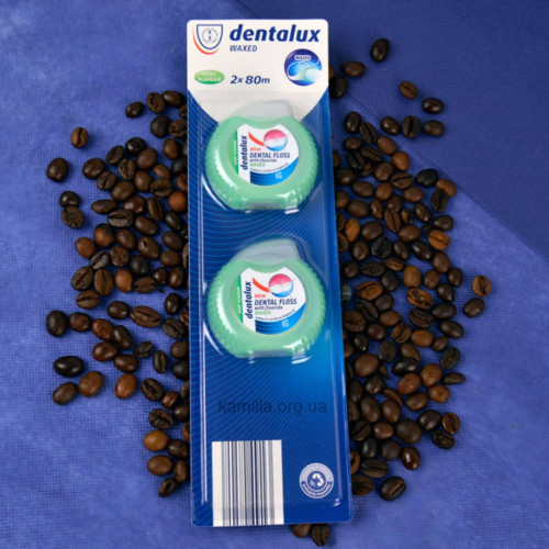 Зубна нитка Dentalux 80 м 2 шт.