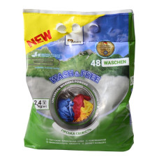 Пральний порошок Wash & Free 2,4кг Гірська свіжість 