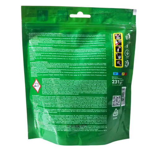 Капсули для прання Wash & Free 10+1шт Універсал Гірська свіжість 