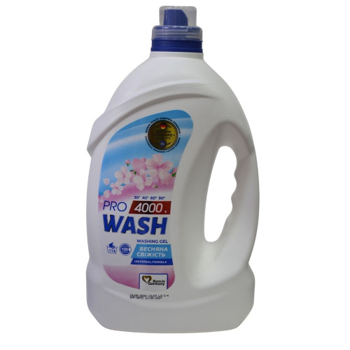 Гель для прання Pro Wash 4л Універсал Весняна Свіжість 