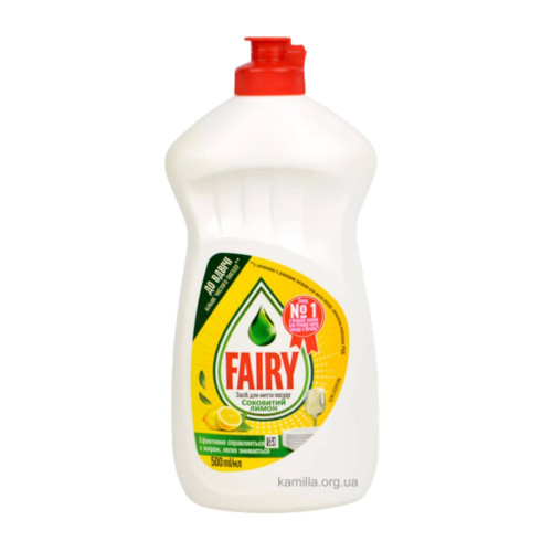 Засіб для миття посуди Fairy Соковитий лимон 0,5л 