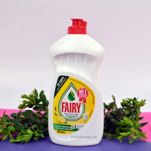 Засіб для миття посуди Fairy Соковитий лимон 0,5л 