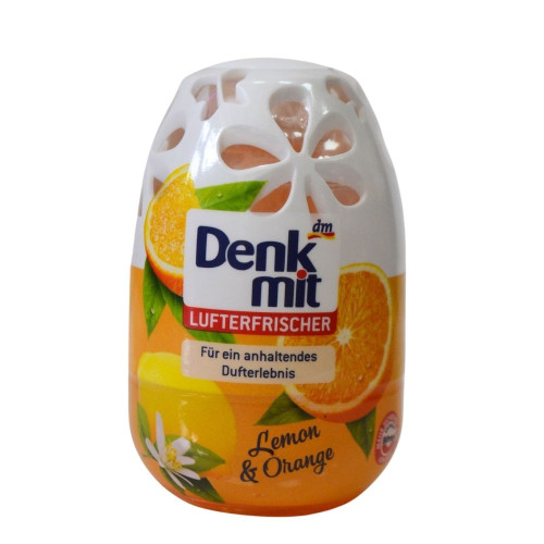 Освіжувач повітря Denkmit (яйцеподібний) 150мл Лимон та апельсин