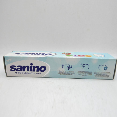 Дитяча зубна паста Sanino 75мл Дбайлива турбота дитячих зубів