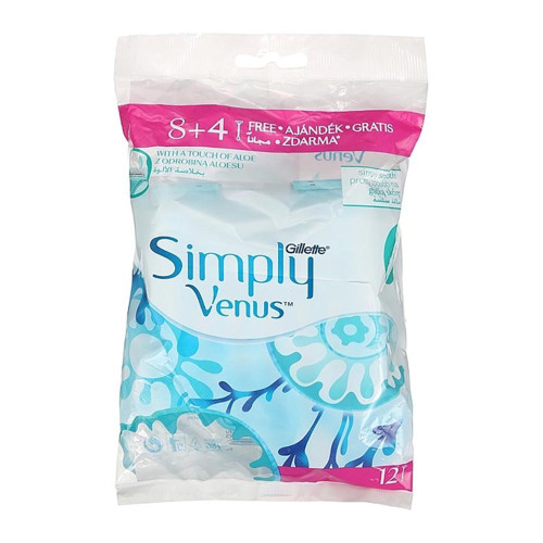 Одноразові станки для гоління Gillette Venus 2 Simply 12шт 