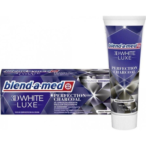 Зубна паста Blend-a-Med 75мл 3Д Вайт Люкс Довершеність Вугілля 
