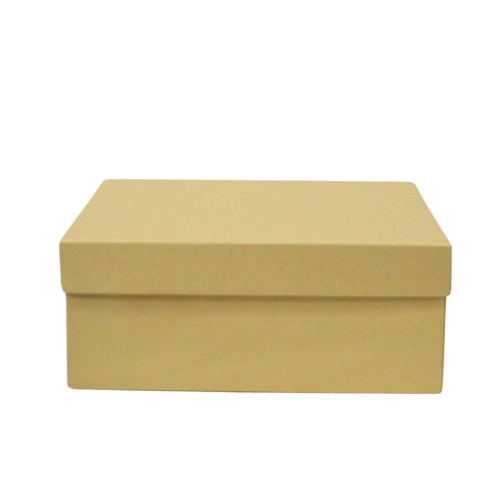 Подарункова коробка 20*26см Кавовий з кришкою (квадрат)