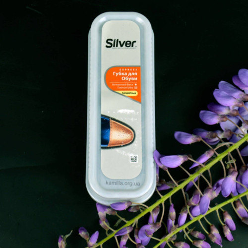 Губка-блиск для взуття Silver Безколірна 1 шт