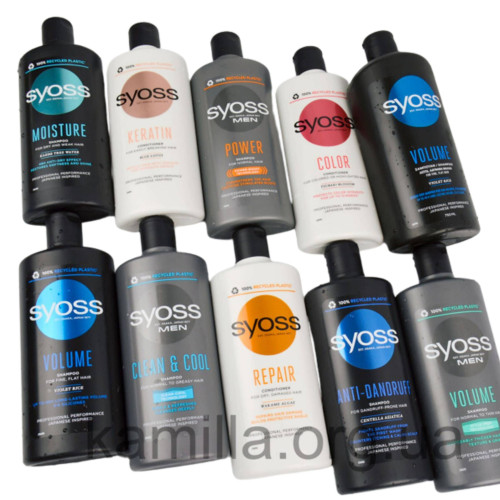 Чоловічий шампунь для волосся Syoss Power 440 мл