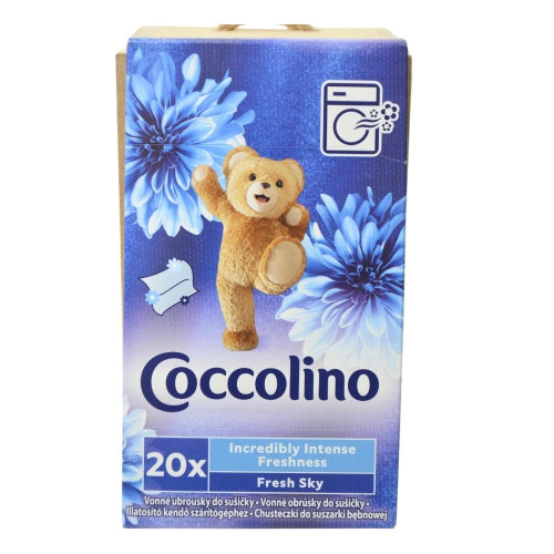 Серветки для сушки одягу Coccolino 20шт 
