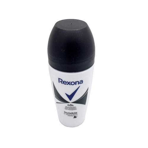 Дезодорант кульковий Rexona 50мл Невидимий на чорному та білому одязі 48 годин