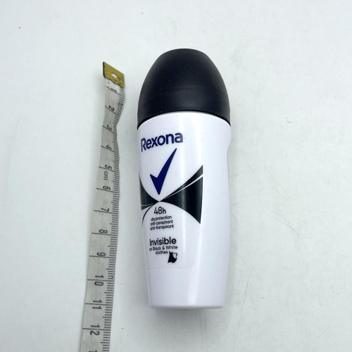 Дезодорант кульковий Rexona 50мл Невидимий на чорному та білому одязі 48 годин