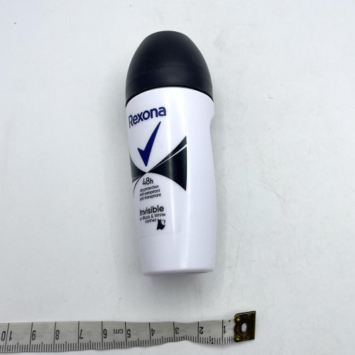 Дезодорант кульковий Rexona 50мл Невидимий на чорному та білому одязі 48 годин