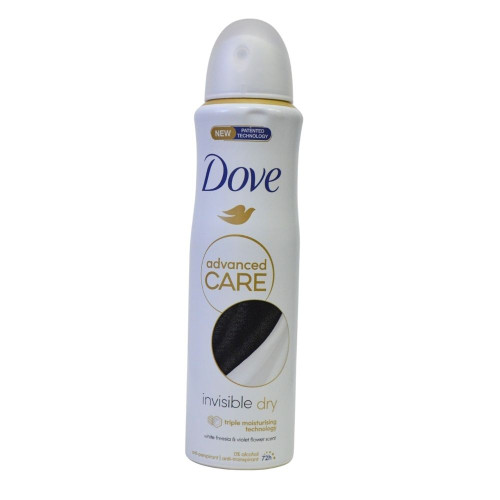 Дезодорант спрей Dove 150мл Invisible Dry